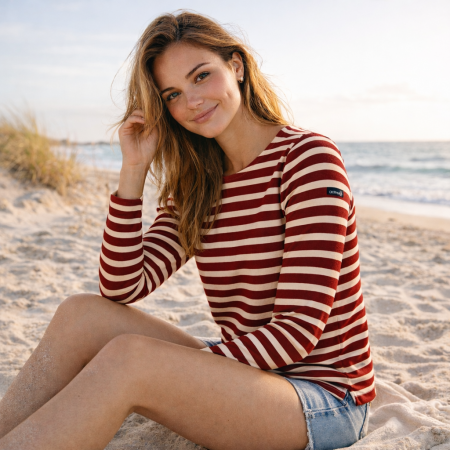 MARINIERE FEMME ROUGE...