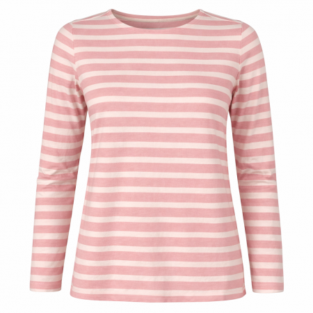 MARINIERE FEMME ROSE/ECRU