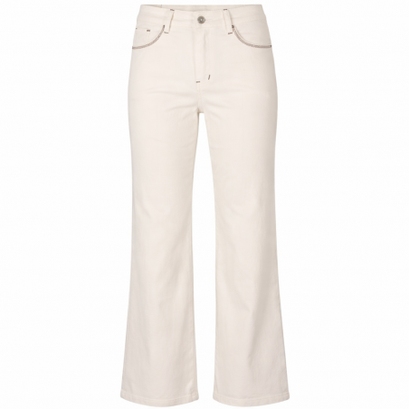 Pantalon Flare Nina Carter ivoire - Matière noble