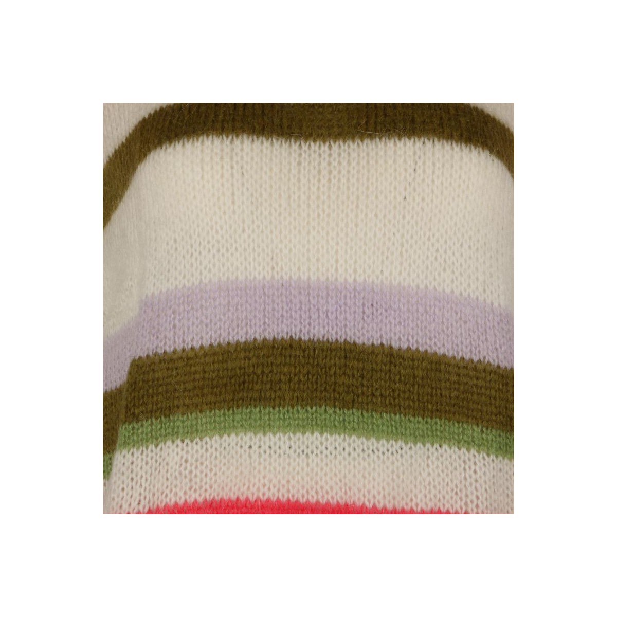 Pull sans manches mohair rayures - Matière noble