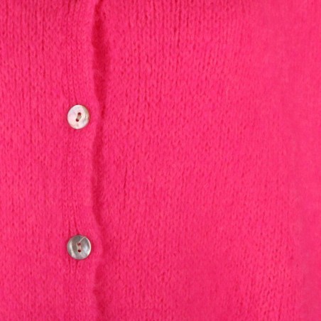 Gilet manches courtes kid mohair - Matière noble