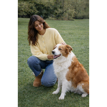 GILET MANCHES LONGUES JAUNE