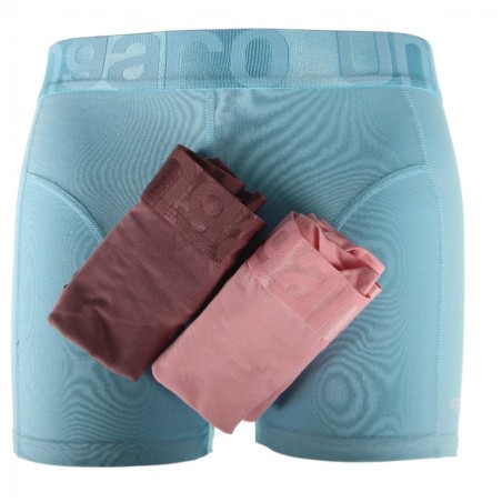 Pack 3 boxers Ungaro 95% coton, divers coloris - Matière noble