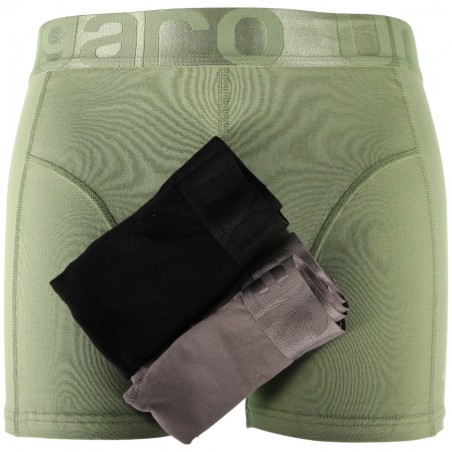 Pack 3 boxers Ungaro 95% coton, divers coloris - Matière noble