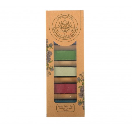Coffret 6 Savons d'Alep parfumés  - Matière noble