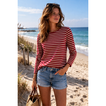 MARINIERE FEMME ROUGE...