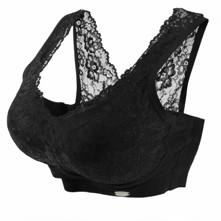 Brassière dentelle femme Minelli confortable invisible - Matière noble