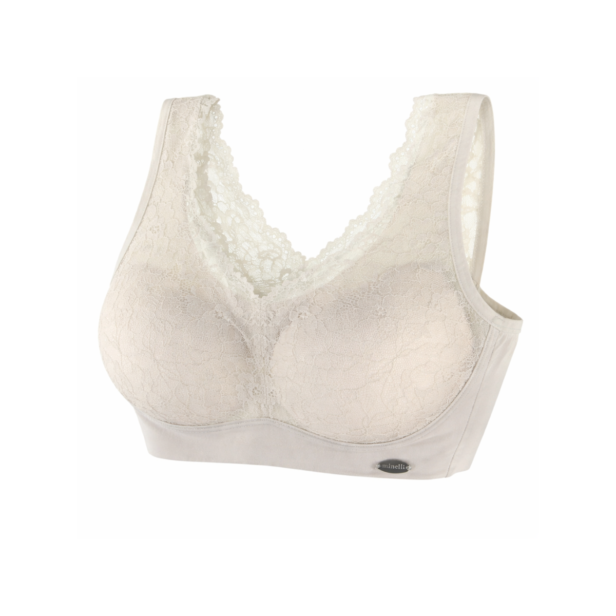 Brassière dentelle femme Minelli invisible, divers coloris  - Matière noble