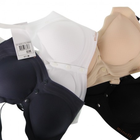 Brassière  invisible sans couture Minelli, divers coloris - Matière noble