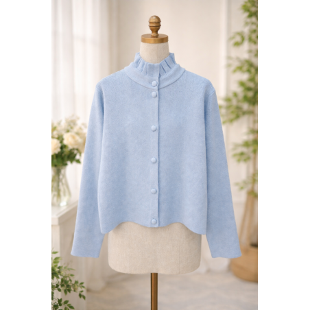 Gilet femme, col victorien, divers coloris - Matière noble