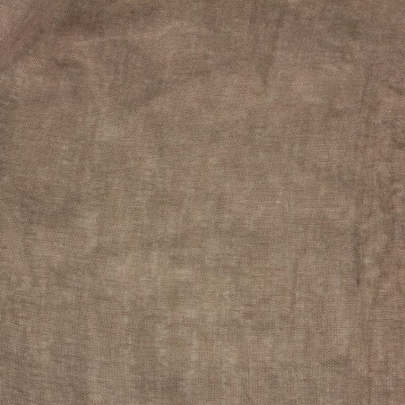 Pantalon large 100% lin Végan femme beige - Matière noble