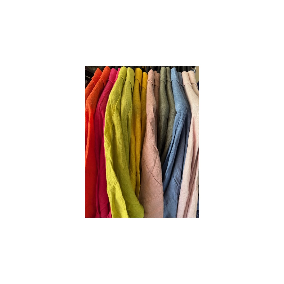 Chemise femme , divers coloris,100% Lin naturel, Vegan - Matière noble
