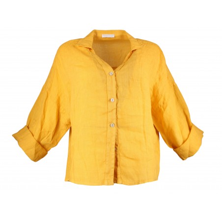 Chemise femme , divers coloris,100% Lin naturel, Vegan - Matière noble