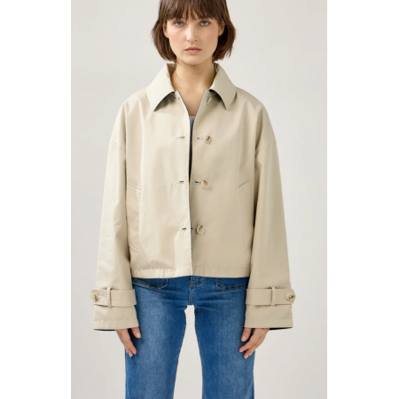 VESTE TRENCH COURTE...