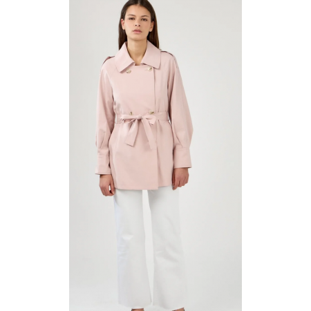 TRENCH TENCEL ROSE