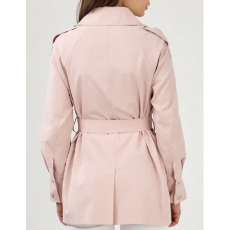 Trench Tencel rose- Matière noble