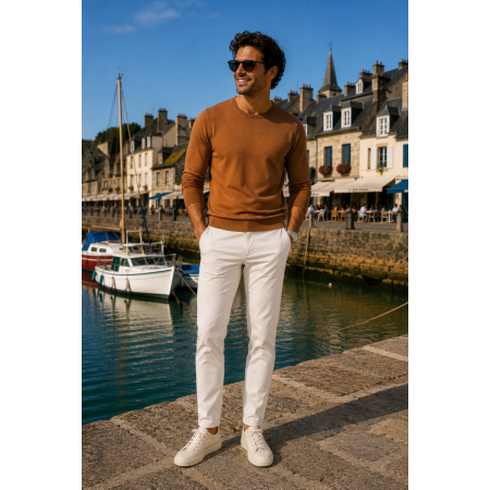 PANTALON HOMME CHINO IVOIRE