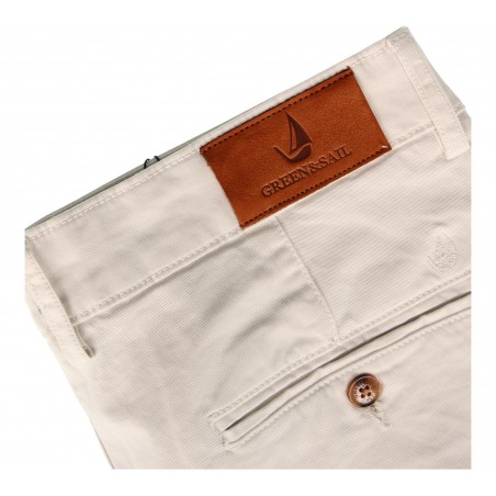 Pantalon Chino Homme ivoire -- Matière-noble 45,90€