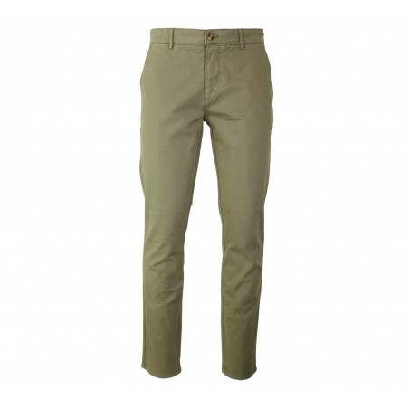 Chino Homme Kaki Coupe Ajustée | Matière Noble