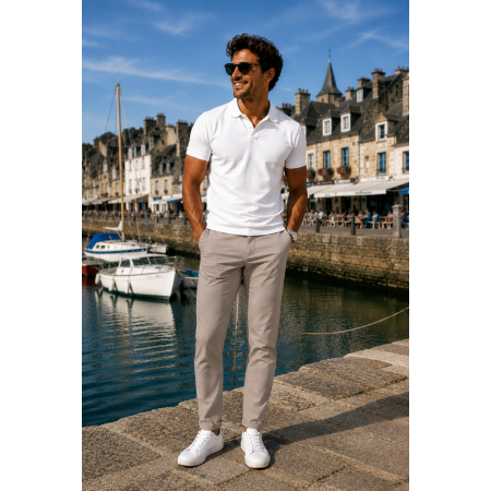 PANTALON HOMME CHINO BEIGE