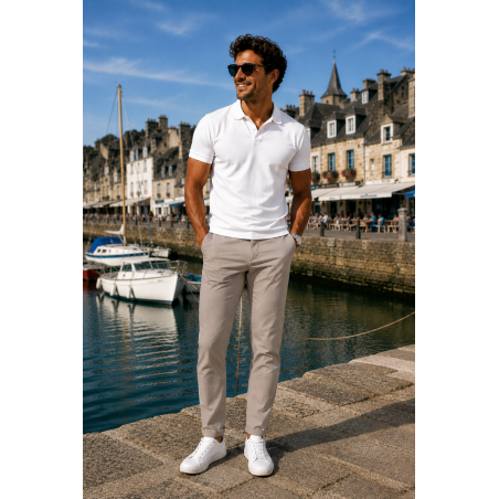 Pantalon Chino Homme écru -- Matière-noble 45,90€