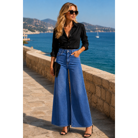 JEAN WIDE LEG STRECH NINA...
