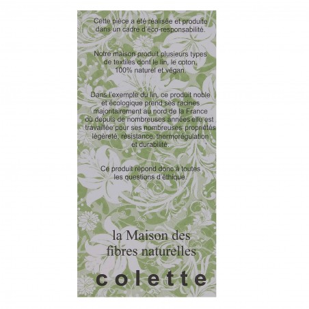 Haut en lin turquoise femme 100 % lin – Col V - Matière Noble