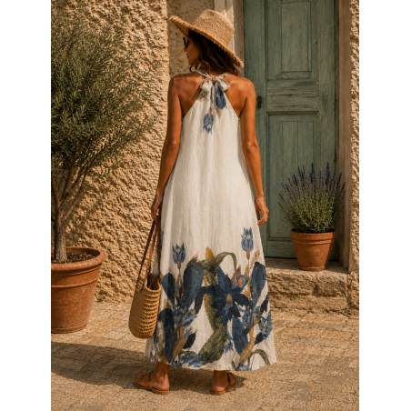 Robe 100 % lin naturel Eden - Matière noble