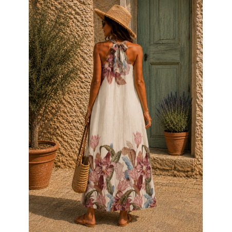 Robe 100 % lin naturel Eden - Matière noble
