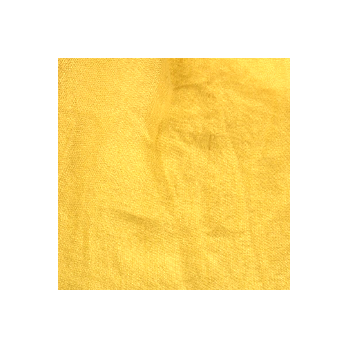 Haut en lin jaune femme 100 % lin – Col V - Matière Noble