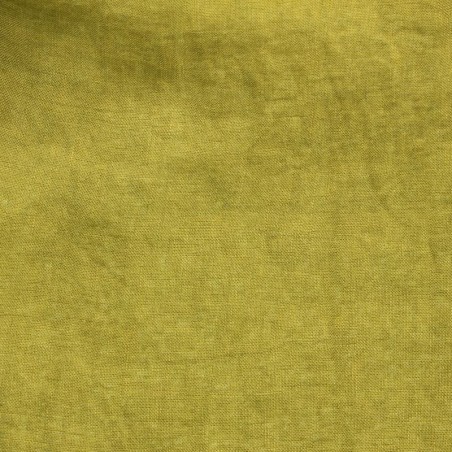 Haut en lin olive femme 100 % lin – Col V - Matière Noble