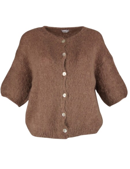 Gilet Roma Femme, Mohair 60%, divers coloris - Matière noble