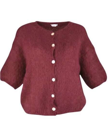 Gilet Roma Femme, Mohair 60%, divers coloris - Matière noble