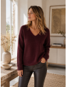 Pull Femme Col V Kid Mohair & Laine | Matière Noble