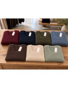 Pull Femme Col V Kid Mohair & Laine | Matière Noble 2