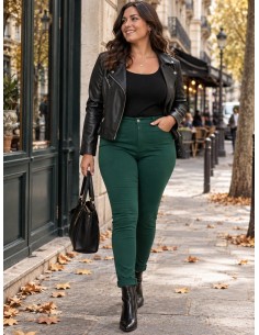 Pantalon Grande Taille Femme | Stretch, Confort & Élégance | Matière Noble