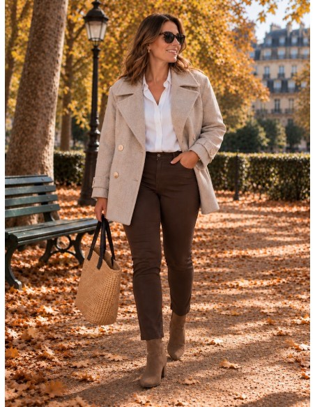 Pantalon grande taille, divers coloris Nina Carter - Matière noble 29,90€