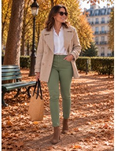 Pantalon grande taille, divers coloris Nina Carter - Matière noble 29,90€