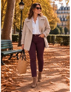 Pantalon grande taille, divers coloris Nina Carter - Matière noble 29,90€