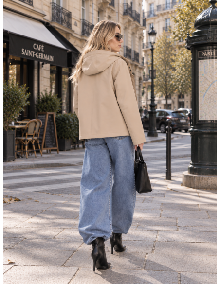 Parka Femme Courte Déperlante Louise | Matière Noble