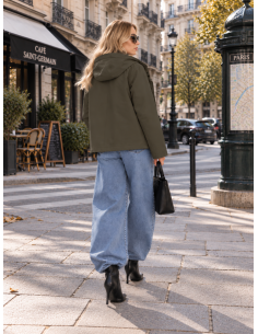 Parka Femme Courte Déperlante Louise | Matière Noble 2