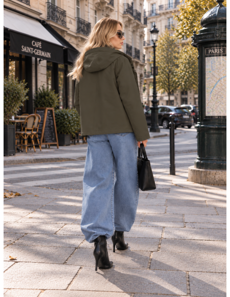 Parka Femme Courte Déperlante Louise | Matière Noble