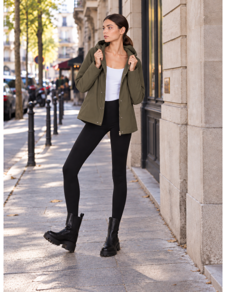 Parka Femme Courte Déperlante Louise | Matière Noble