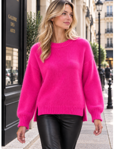 Pull Femme Venezia Kid Mohair & Laine, divers coloris | Matière Noble