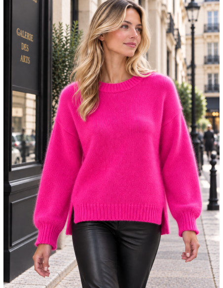 Pull Femme Venezia Kid Mohair & Laine, divers coloris | Matière Noble