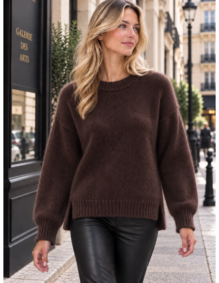 Pull Femme Venezia Kid Mohair & Laine, divers coloris | Matière Noble