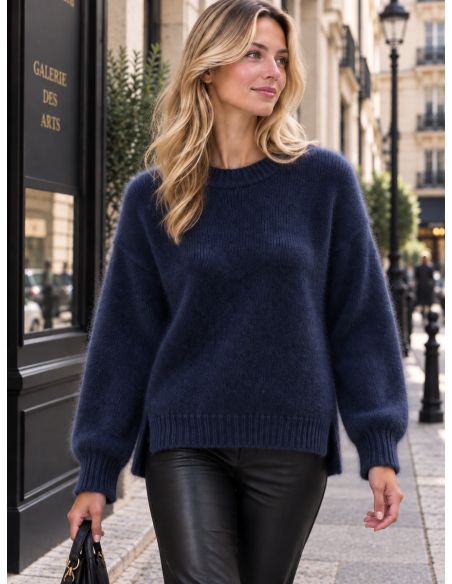 Pull Femme Venezia Kid Mohair & Laine, divers coloris | Matière Noble