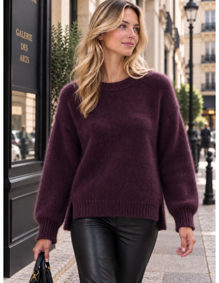 Pull Femme Venezia Kid Mohair & Laine, divers coloris | Matière Noble