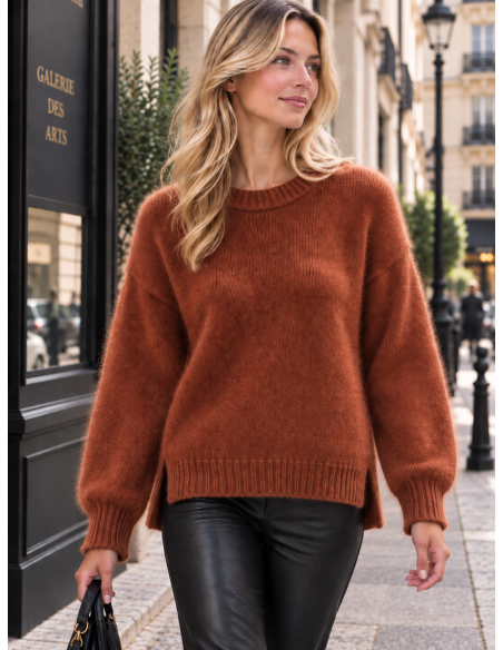Pull Femme Venezia Kid Mohair & Laine, divers coloris | Matière Noble