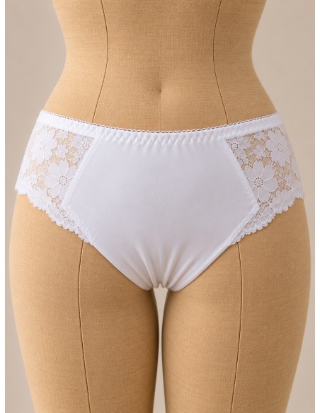 Culotte dentelle blanche Bérénice, divers coloris - Matière noble